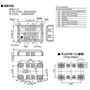 KDS晶振,DSA535SD晶振,無線通信設(shè)備晶振,1XTQ10000VFA